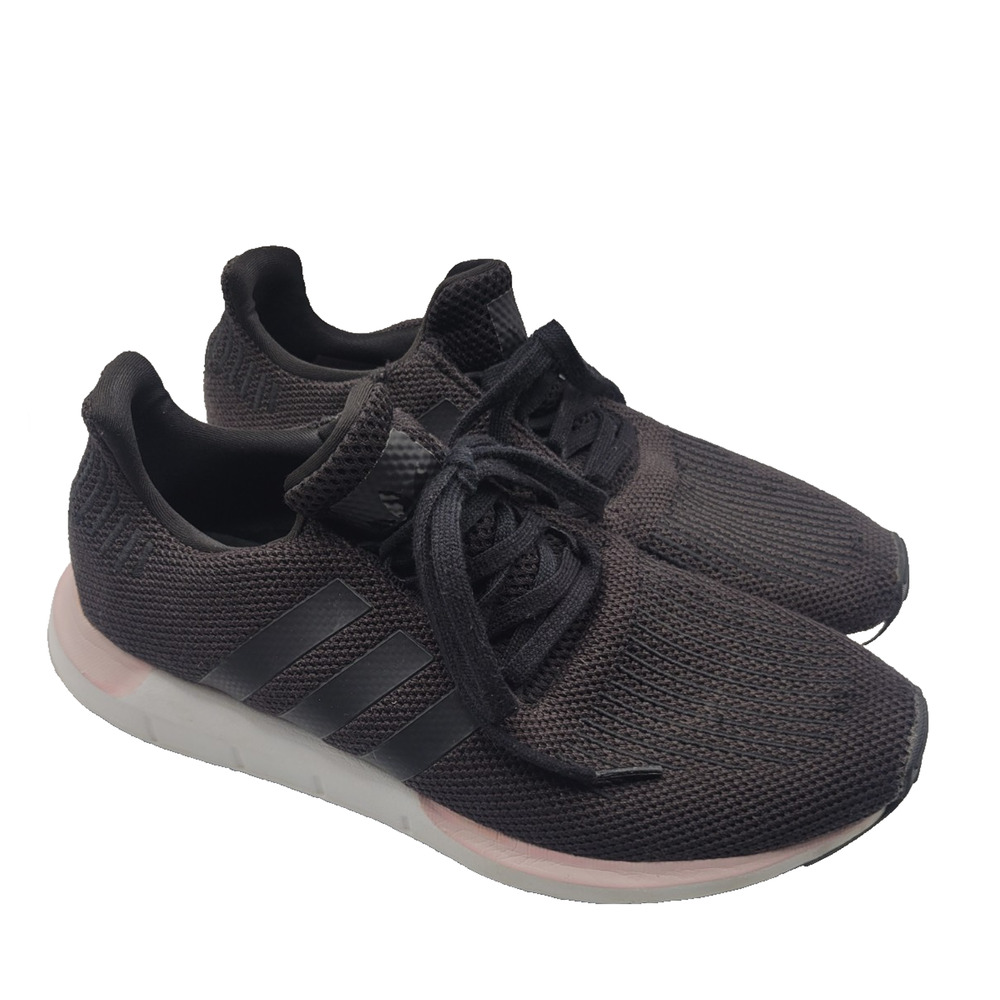 Adidas Swift Run Black Pink Athletic Shoes Walking Running CrossFit Women's 9